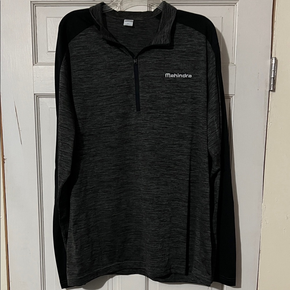 Sport-Tek Black and Gray Pullover